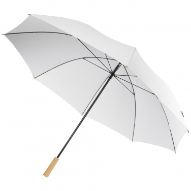 Logo trade promotional gifts picture of: Romee 30'' windproof recycled PET golf umbrella