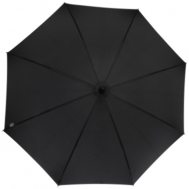 Logo trade promotional merchandise photo of: Fontana 23" auto open umbrella with carbon look and crooked handle