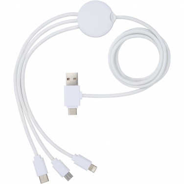 Logotrade business gift image of: Pure 5-in-1 charging cable with antibacterial additive