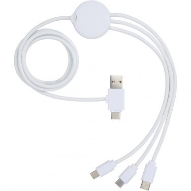 Logotrade promotional merchandise image of: Pure 5-in-1 charging cable with antibacterial additive