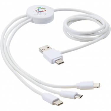 Logo trade promotional products picture of: Pure 5-in-1 charging cable with antibacterial additive