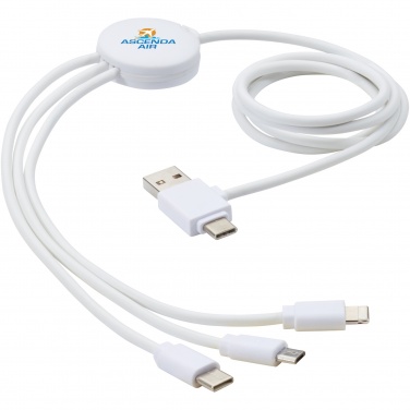 Logotrade promotional giveaway image of: Pure 5-in-1 charging cable with antibacterial additive