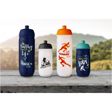 Logo trade advertising products image of: HydroFlex™ Clear 500 ml squeezy sport bottle