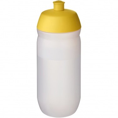 Logo trade corporate gifts image of: HydroFlex™ Clear 500 ml squeezy sport bottle