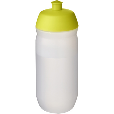 Logo trade promotional merchandise photo of: HydroFlex™ Clear 500 ml squeezy sport bottle