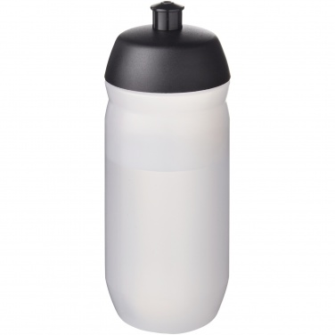 Logo trade promotional products image of: HydroFlex™ Clear 500 ml squeezy sport bottle