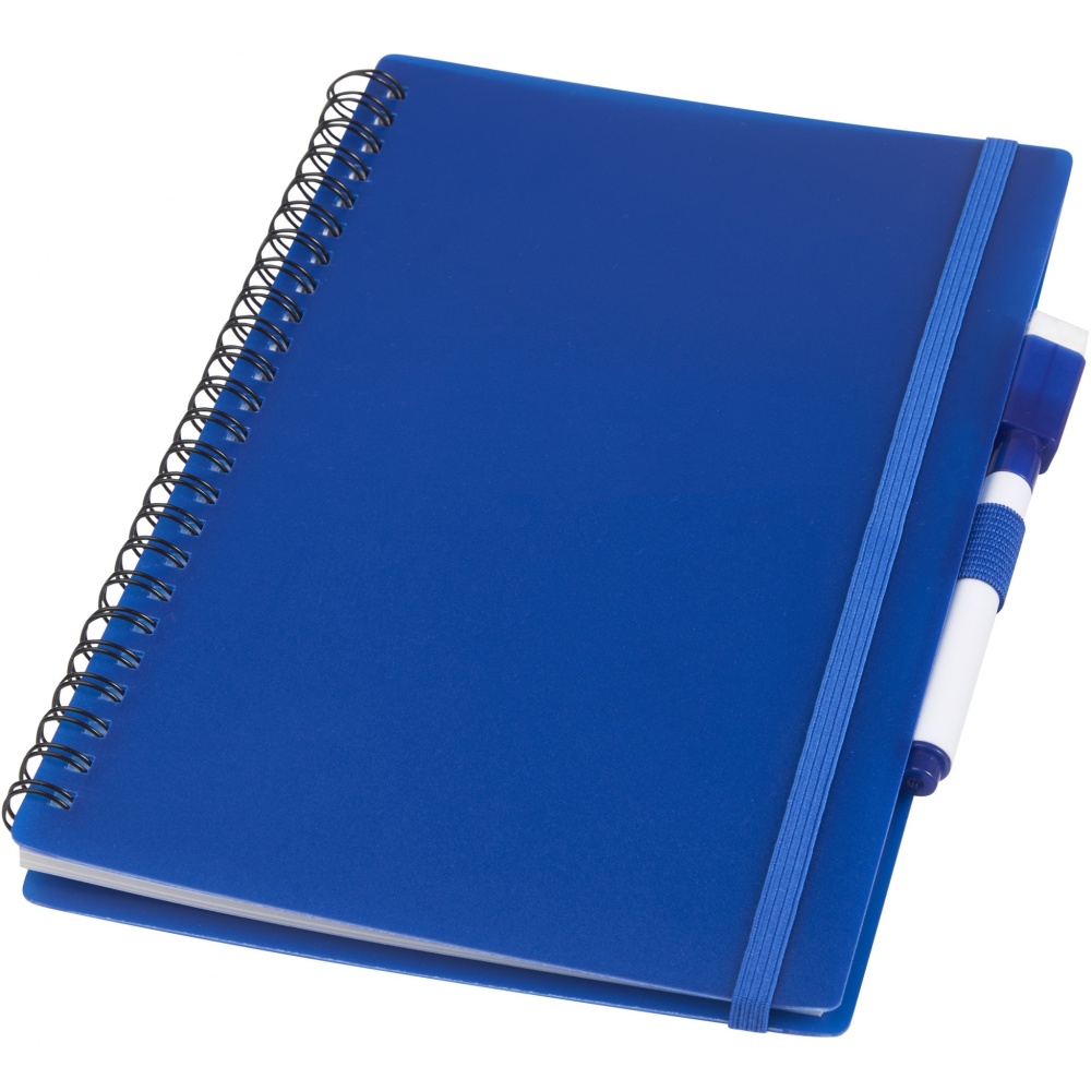 Logo trade advertising products image of: Pebbles reference reusable notebook