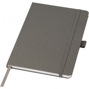 Logo trade promotional gifts image of: Honua A5 recycled paper notebook with recycled PET cover