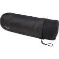 Willow GRS RPET polar fleece blanket, Solid black