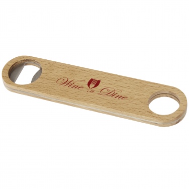 Logo trade promotional merchandise picture of: Origina wooden bottle opener