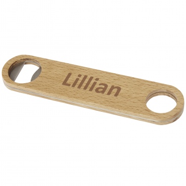 Logo trade promotional items image of: Origina wooden bottle opener