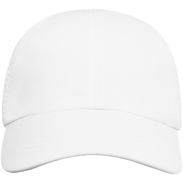 Logo trade promotional products image of: Mica 6 panel GRS recycled cool fit cap