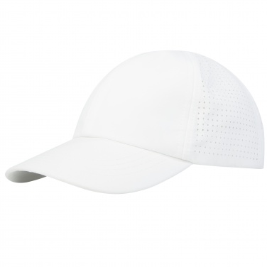 Logo trade promotional merchandise image of: Mica 6 panel GRS recycled cool fit cap