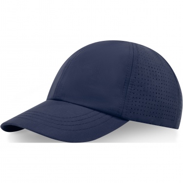 Logo trade promotional products image of: Mica 6 panel GRS recycled cool fit cap