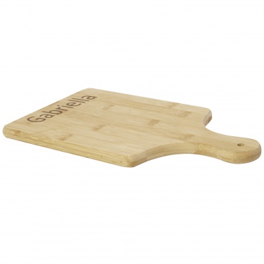 Logo trade promotional giveaways image of: Quimet bamboo cutting board