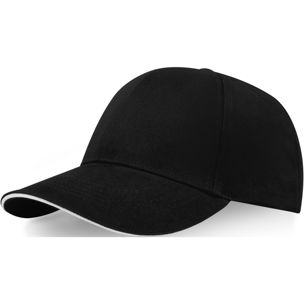 Logotrade promotional product picture of: Topaz 6 panel GRS recycled sandwich cap