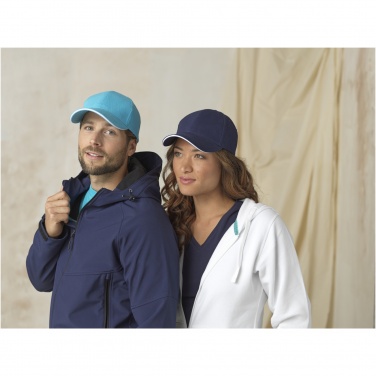 Logo trade corporate gift photo of: Topaz 6 panel GRS recycled sandwich cap