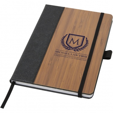 Logo trade promotional items picture of: Note A5 bamboo notebook