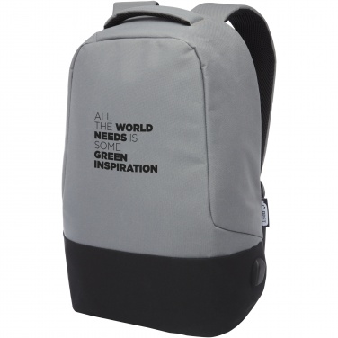 Logo trade business gift photo of: Cover GRS RPET anti-theft backpack 18L