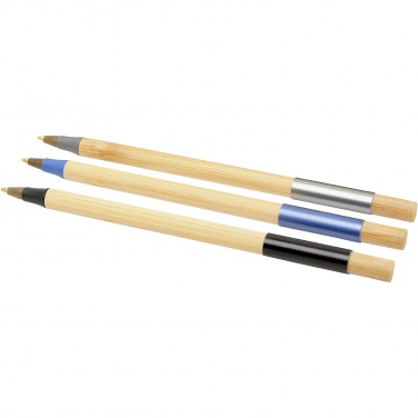 Logo trade advertising products picture of: Kerf 3-piece bamboo pen set