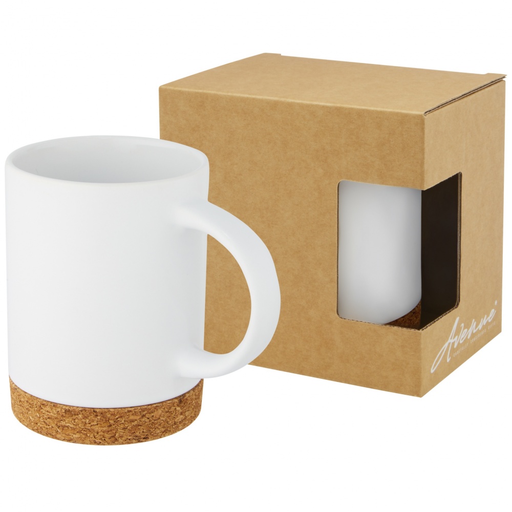 Logotrade business gift image of: Neiva 425 ml ceramic mug with cork base