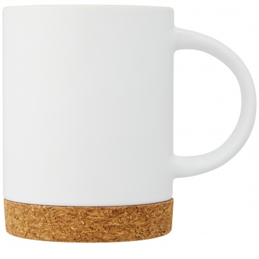 Logo trade corporate gifts picture of: Neiva 425 ml ceramic mug with cork base