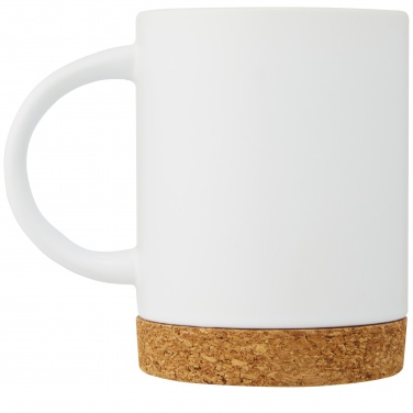 Logotrade promotional item image of: Neiva 425 ml ceramic mug with cork base