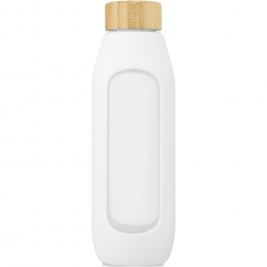 Logo trade promotional gift photo of: Tidan 600 ml borosilicate glass bottle with silicone grip