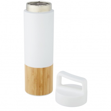 Logo trade corporate gift photo of: Torne 540 ml  stainless steel bottle with bamboo outer wall