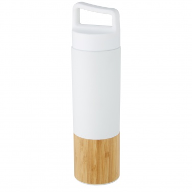 Logo trade promotional item photo of: Torne 540 ml  stainless steel bottle with bamboo outer wall