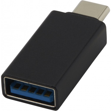 Logo trade promotional gift photo of: ADAPT aluminum USB-C to USB-A 3.0 adapter