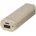 Yoko 1200mAh wheat straw power bank, Beige