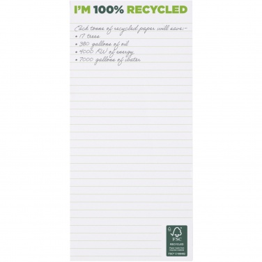 Logotrade promotional giveaways photo of: Desk-Mate® 1/3 A4 recycled notepad