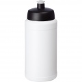 Baseline 500 ml recycled sport bottle, White / Solid black