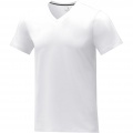 Somoto short sleeve men's V-neck t-shirt , White