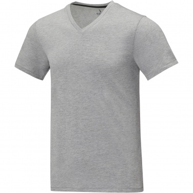 Logo trade corporate gift photo of: Somoto short sleeve men's V-neck t-shirt 