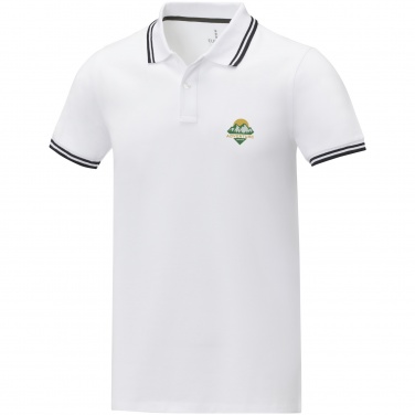 Logotrade promotional product image of: Amarago short sleeve men's tipping polo