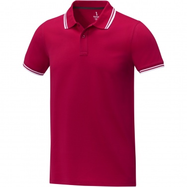 Logo trade advertising product photo of: Amarago short sleeve men's tipping polo