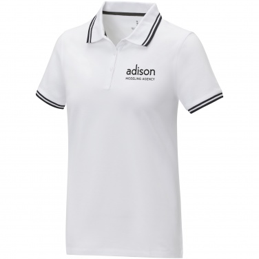 Logo trade business gifts image of: Amarago short sleeve women's tipping polo