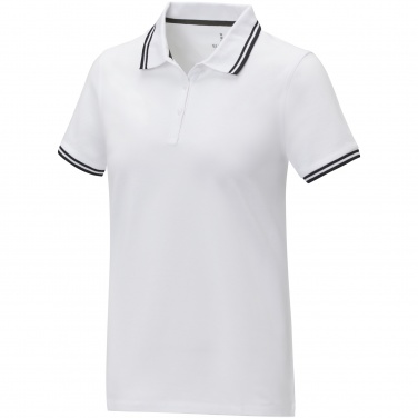 Logo trade promotional giveaways image of: Amarago short sleeve women's tipping polo