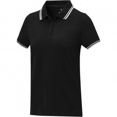 Logotrade promotional merchandise picture of: Amarago short sleeve women's tipping polo