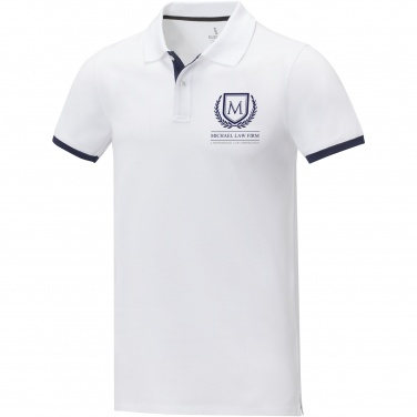 Logo trade promotional gifts image of: Morgan short sleeve men's duotone polo