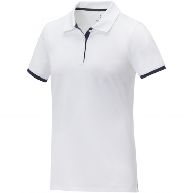 Logotrade corporate gift picture of: Morgan short sleeve women's duotone polo