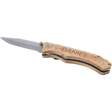 Logo trade business gifts image of: Dave pocket knife with belt clip