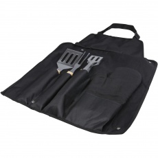 Gril 3-piece BBQ tools set and glove 