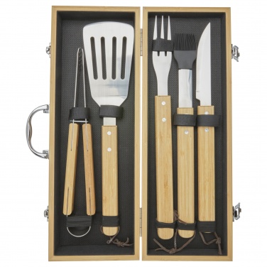 Logo trade promotional gifts image of: Churras 5-piece BBQ set