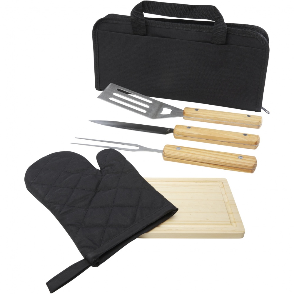 Logo trade promotional giveaway photo of: Gratar 5-piece BBQ set