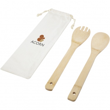 Logotrade promotional product picture of: Endiv bamboo salad spoon and fork