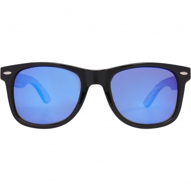 Logo trade promotional giveaways picture of: Hiru rPET/wood mirrored polarized sunglasses in gift box