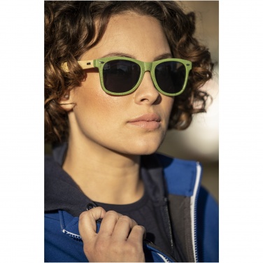 Logo trade business gift photo of: Sun Ray bamboo sunglasses